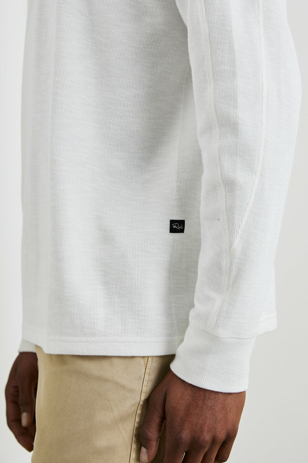RHEESE LONG SLEEVE TEE - WHITECAP| Rails near me