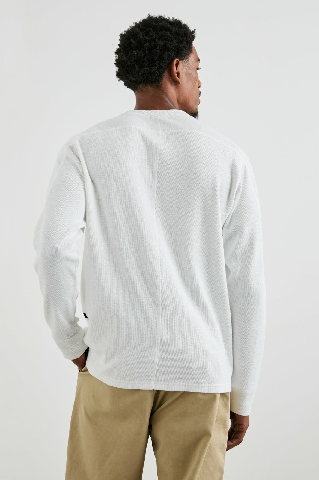RHEESE LONG SLEEVE TEE - WHITECAP| Rails near me