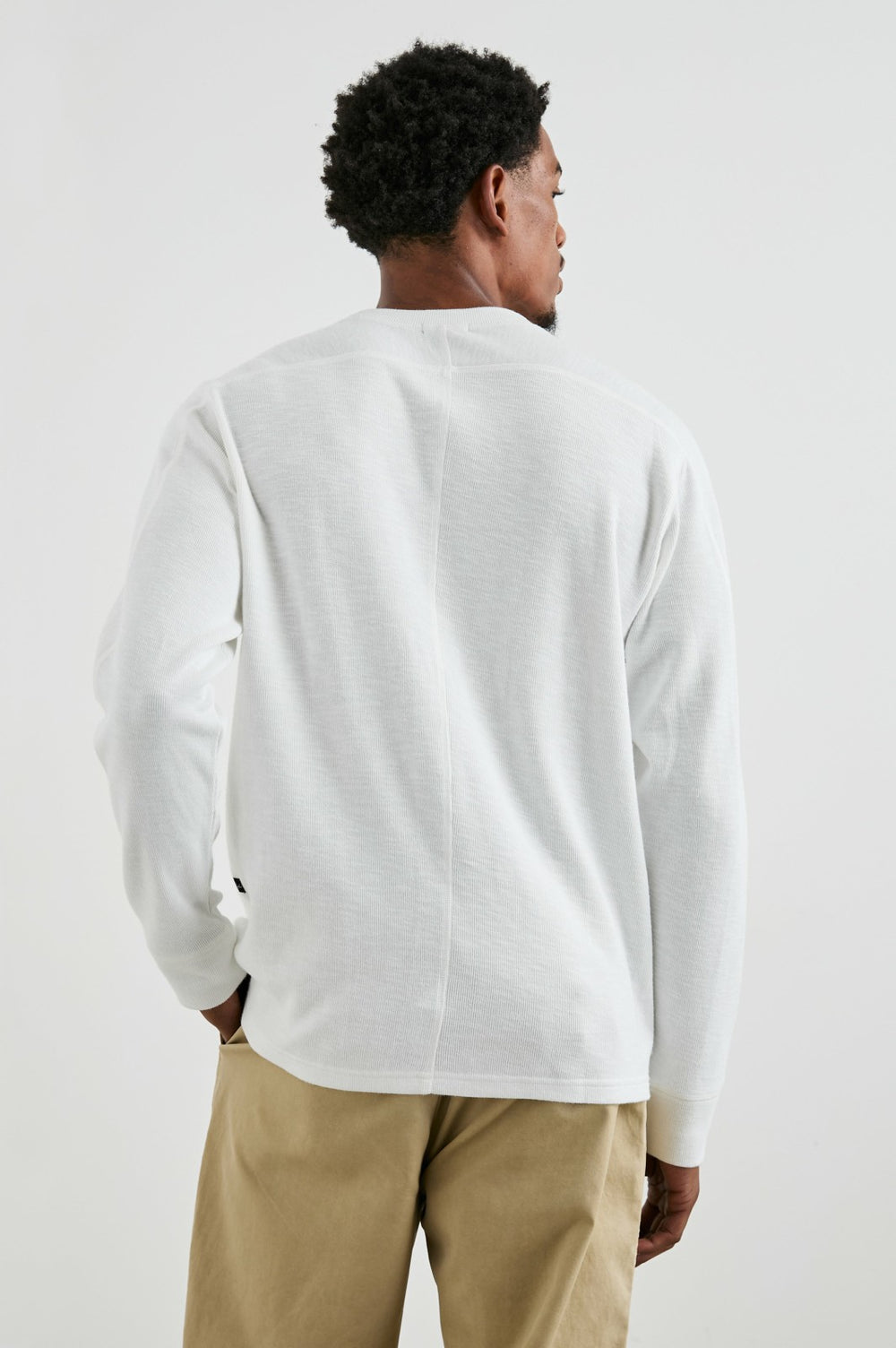 RHEESE LONG SLEEVE TEE - WHITECAP| Rails near me