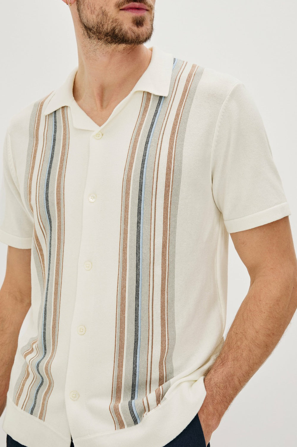 SILAS SHIRT - WHITE MULTI| Rails for sale