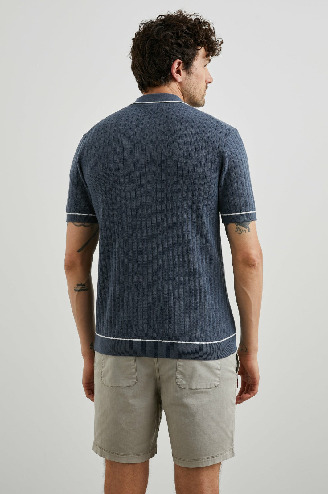 HARDY POLO SHIRT - FADED NAVY| Rails US