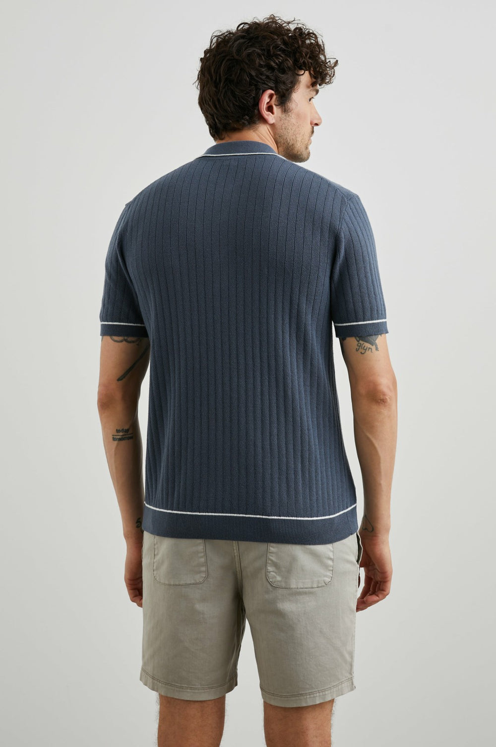 HARDY POLO SHIRT - FADED NAVY| Rails US