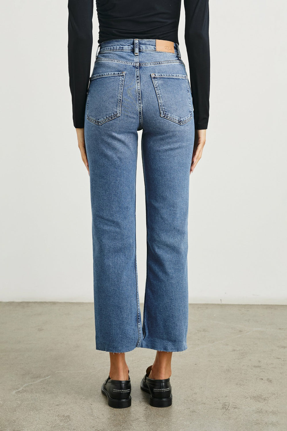 TOPANGA CROP STRAIGHT - PURE INDIGO| Rails sale