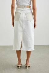 HIGHLAND SKIRT - ECRU PATCHWORK| Rails outlet