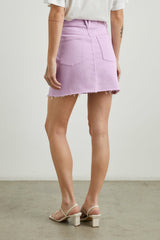 BRENTWOOD SKIRT - LILAC RAW HEM| Rails sale