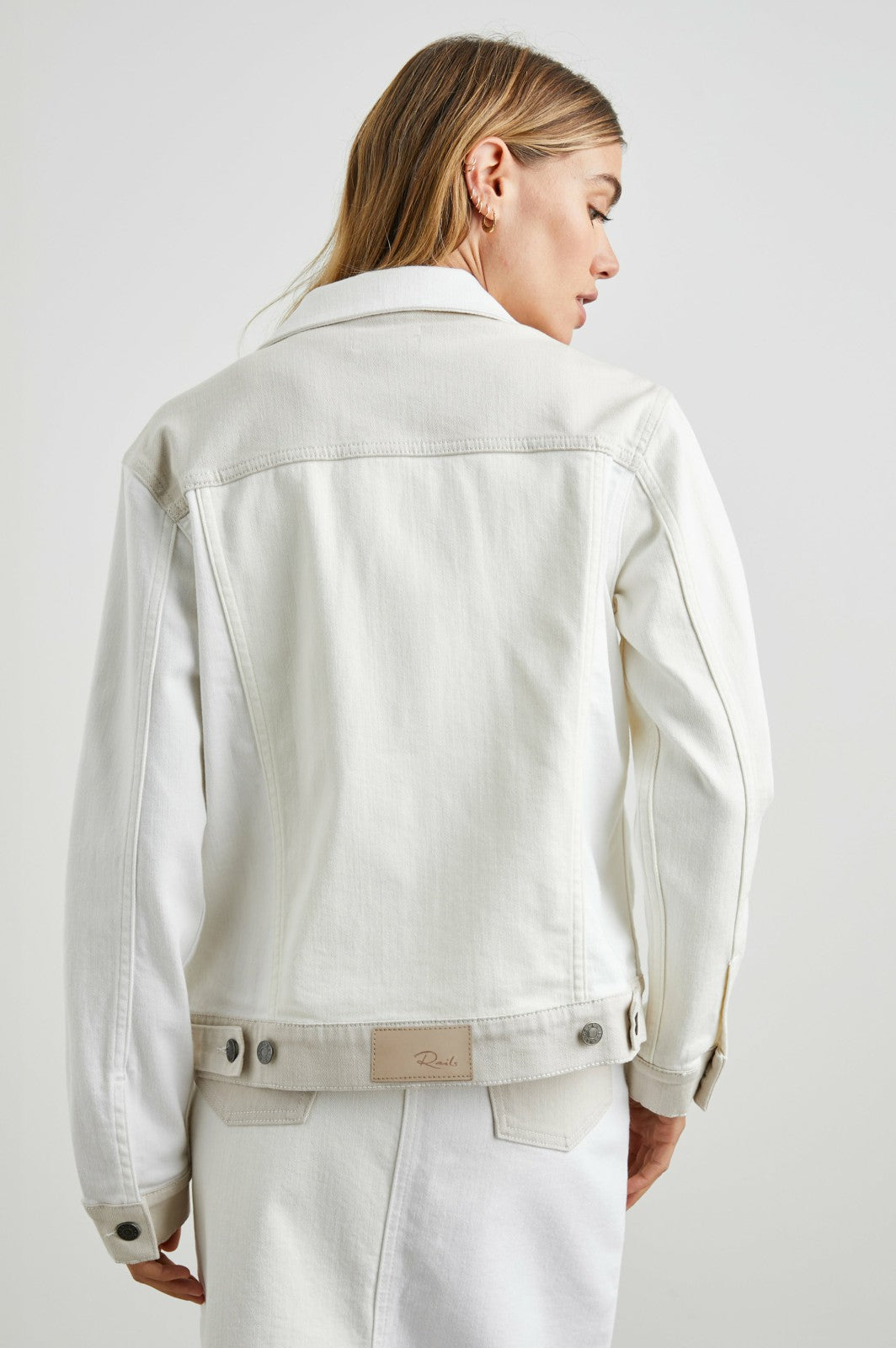 MULHOLLAND JACKET - ECRU PATCHWORK| Rails sale