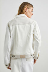 MULHOLLAND JACKET - ECRU PATCHWORK| Rails sale