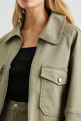CHEYENNE JACKET - WASHED OLIVE| Rails US