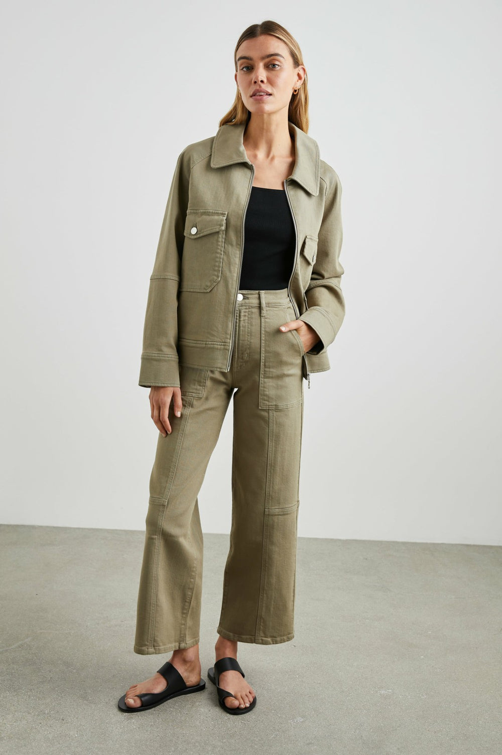 CHEYENNE JACKET - WASHED OLIVE| Rails US