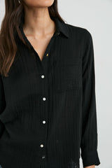 ELLIS SHIRT - BLACK| Rails online