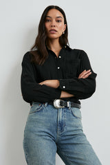 ELLIS SHIRT - BLACK| Rails online