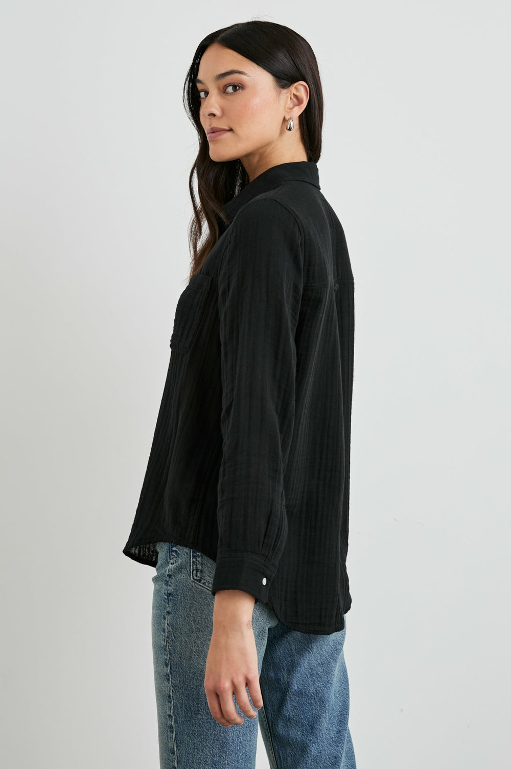 ELLIS SHIRT - BLACK| Rails online