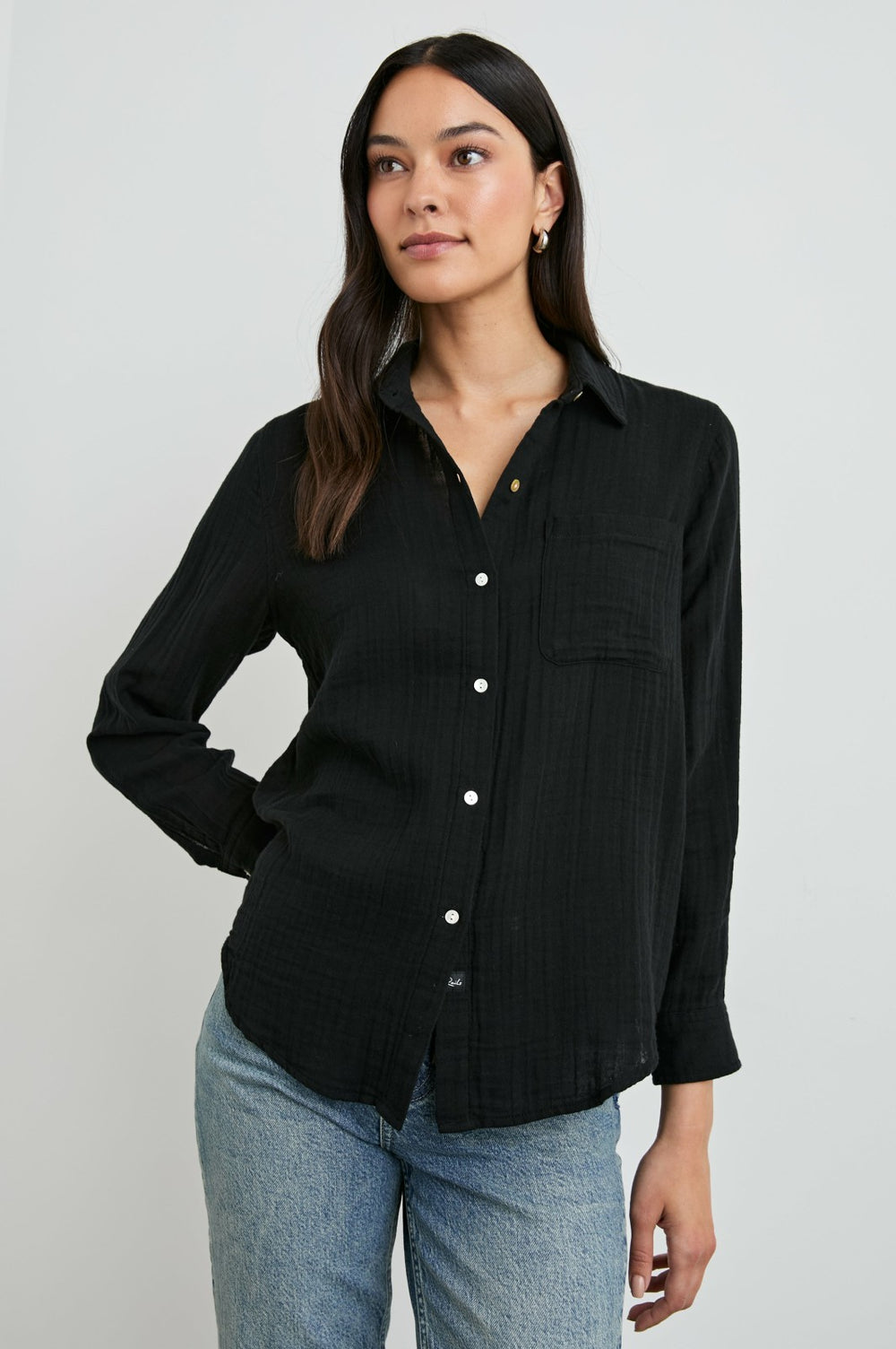ELLIS SHIRT - BLACK| Rails online