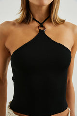 AMORA TOP - BLACK| Rails outlet