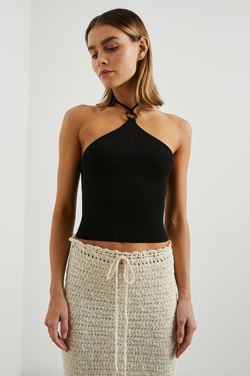 AMORA TOP - BLACK| Rails outlet