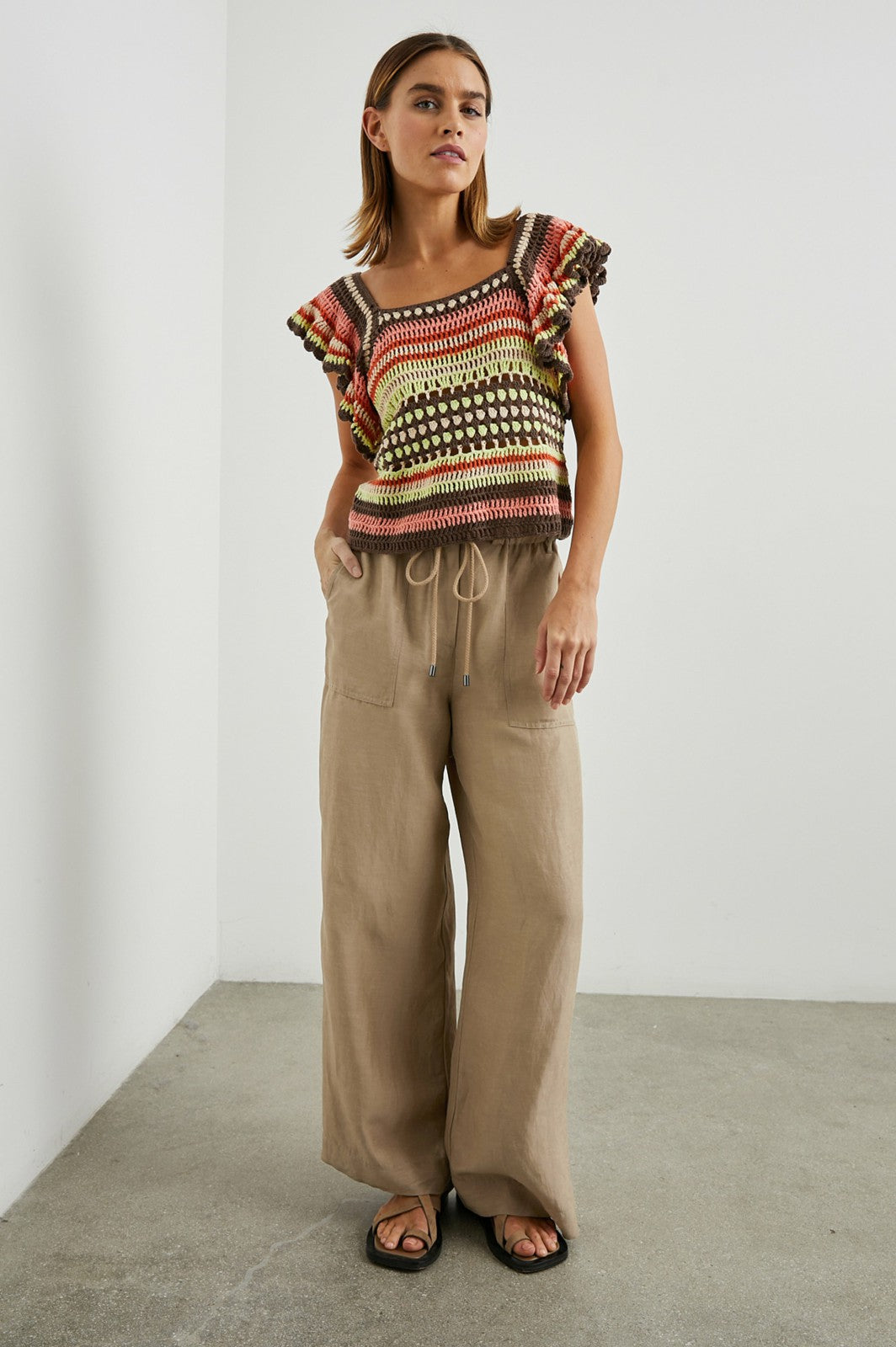 ANNA TOP - TROPICAL CROCHET| Rails on sale