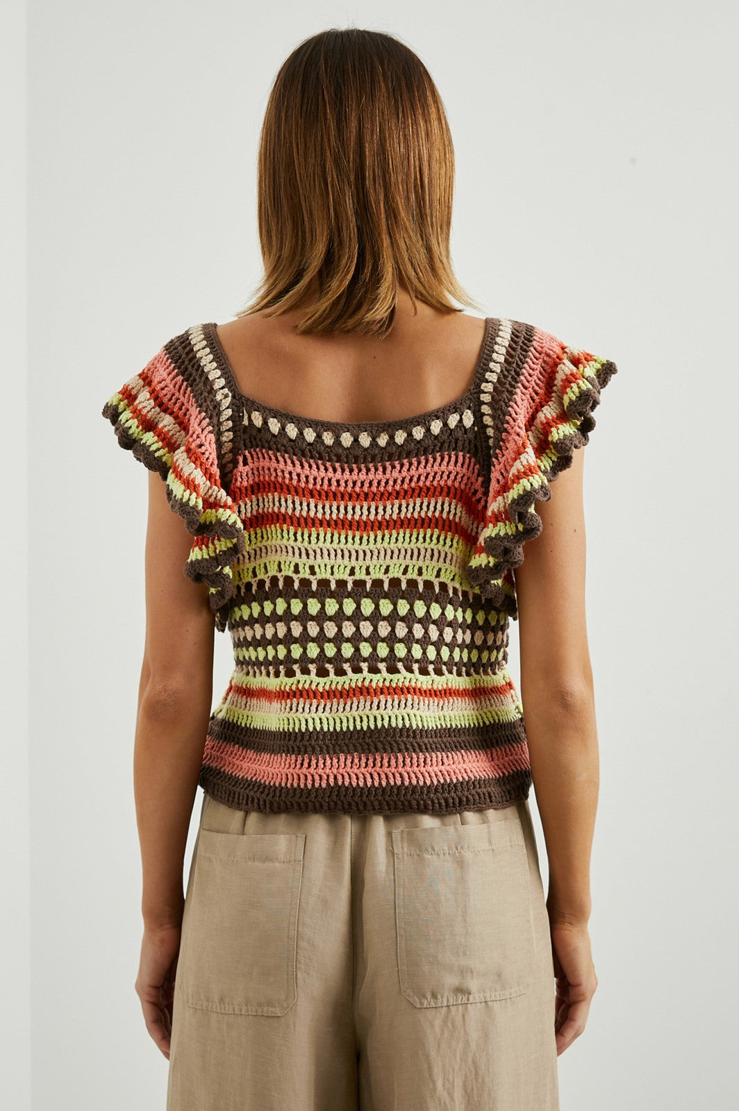 ANNA TOP - TROPICAL CROCHET| Rails on sale