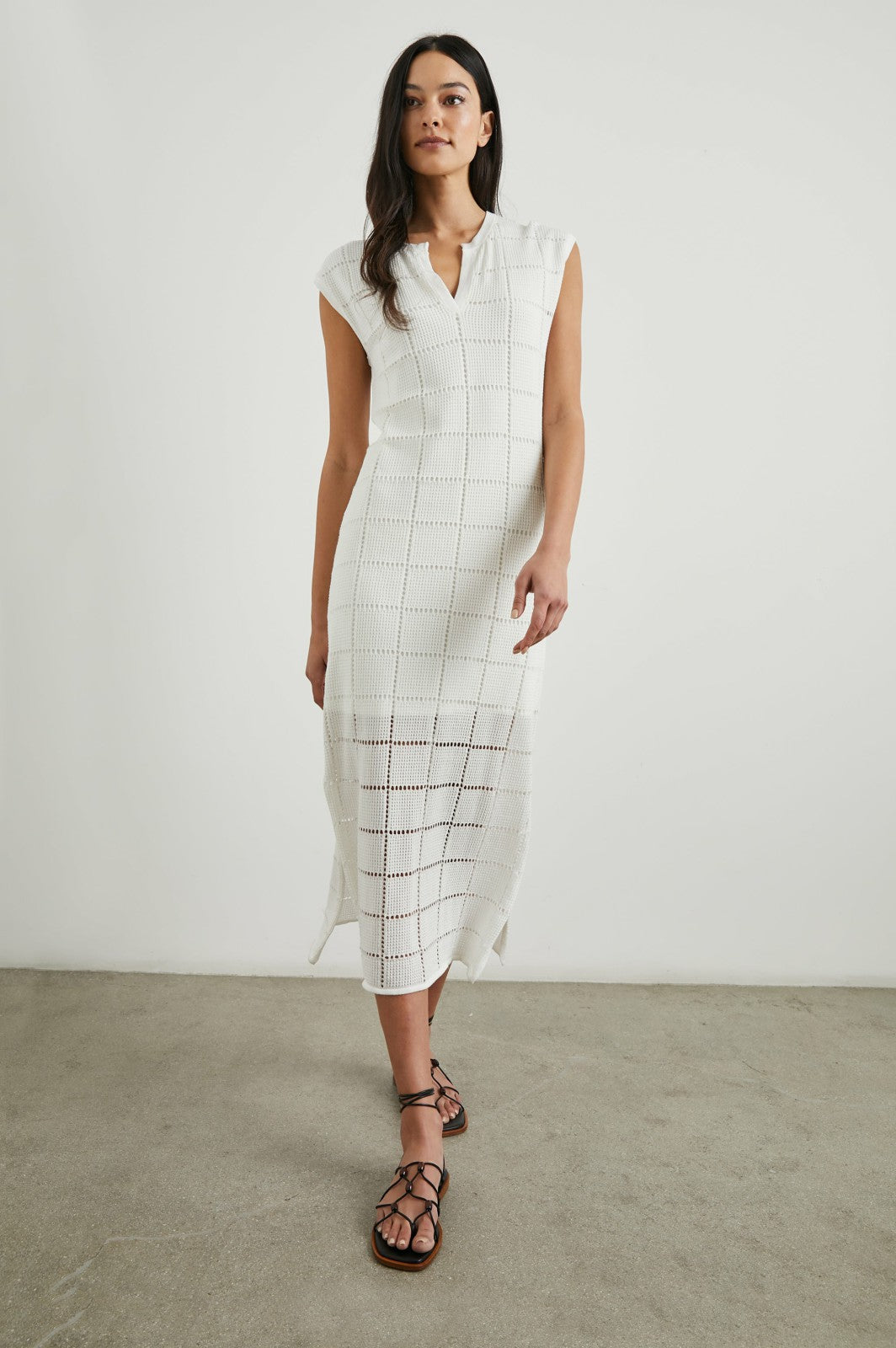 ASHLEY DRESS - WHITE| Rails sale