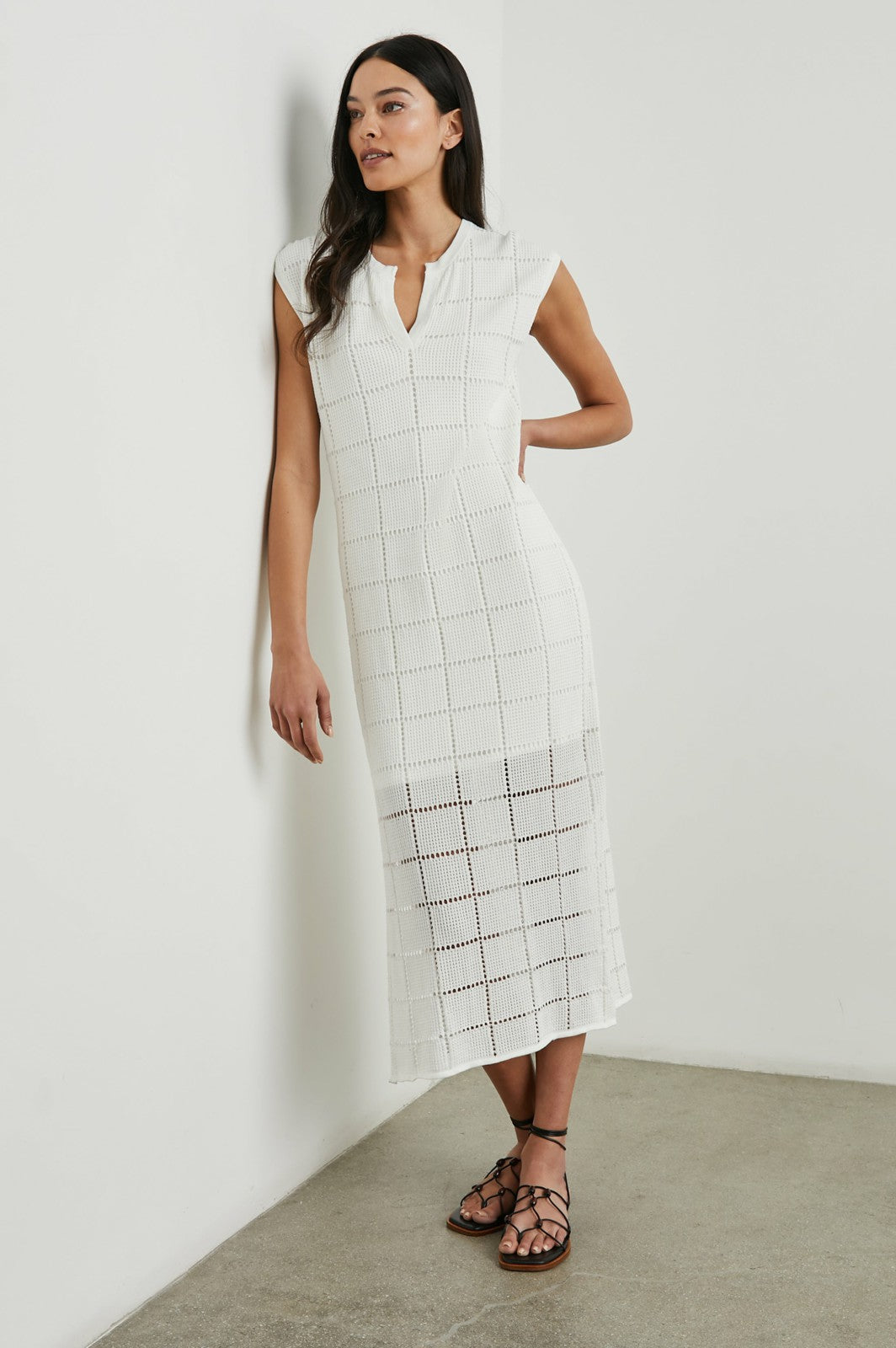 ASHLEY DRESS - WHITE| Rails sale