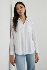 CHARLI SHIRT - WHITE EYELET SHELLS| Rails for sale