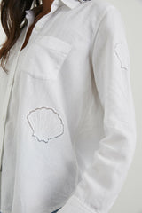 CHARLI SHIRT - WHITE EYELET SHELLS| Rails for sale