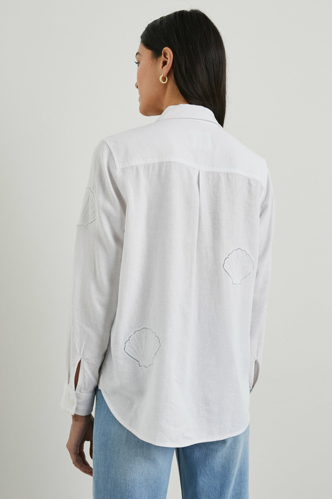 CHARLI SHIRT - WHITE EYELET SHELLS| Rails for sale