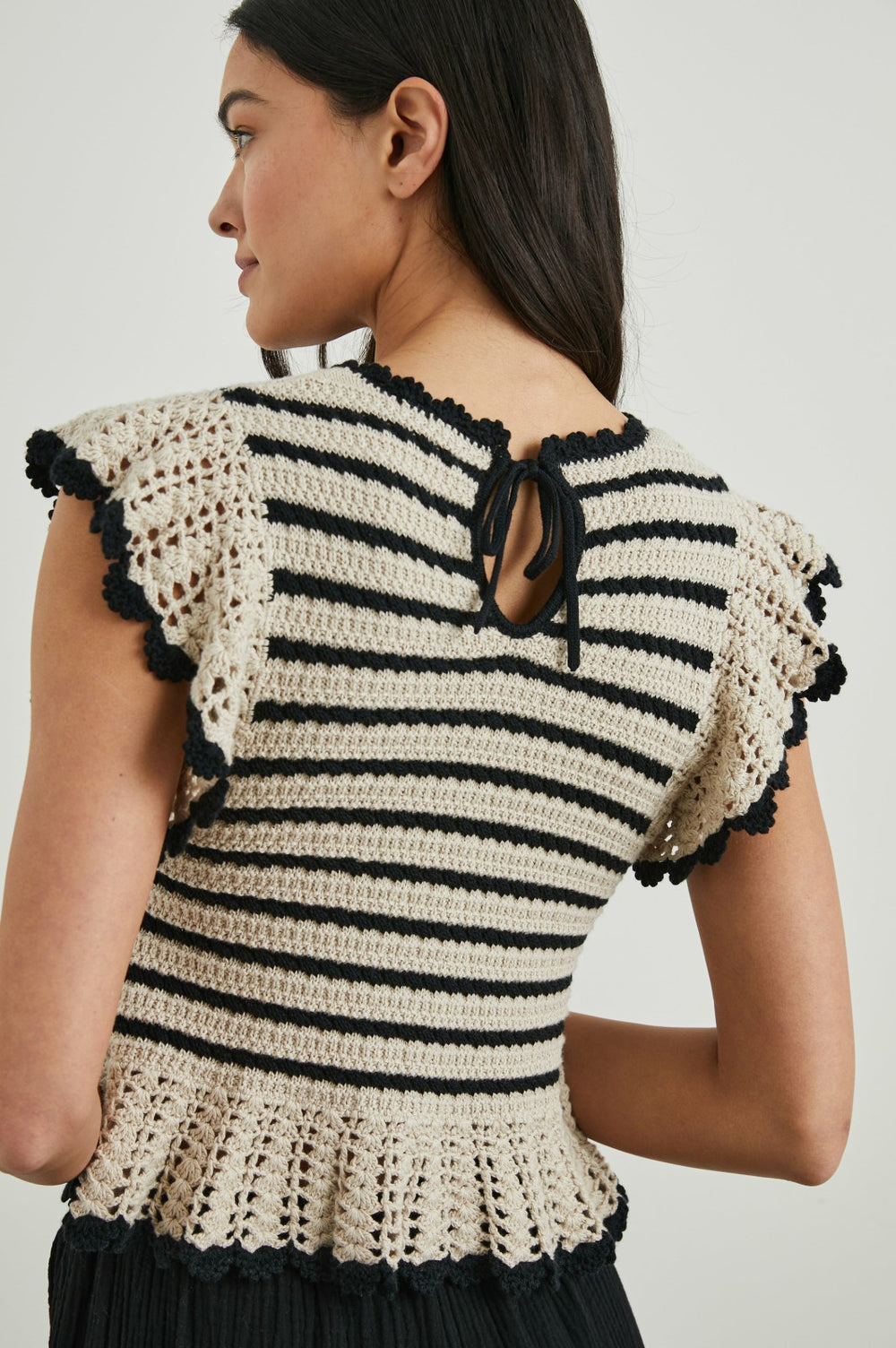 COEN TOP - OATMEAL BLACK| Rails discount