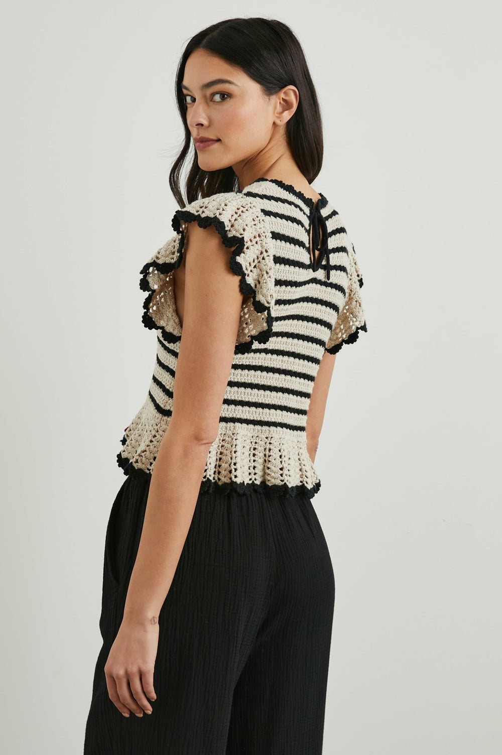 COEN TOP - OATMEAL BLACK| Rails discount