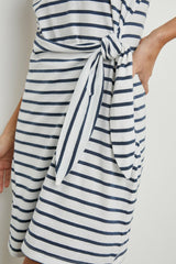 EDIE DRESS - IVORY NAVY STRIPE| Rails discount