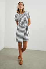 EDIE DRESS - IVORY NAVY STRIPE| Rails discount