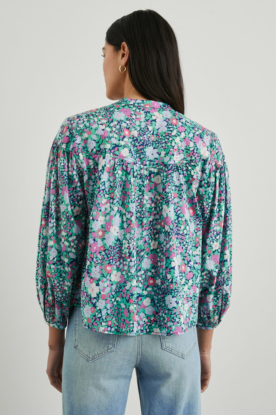 ELLISON TOP - NAVY LEILANI FLORAL| Rails outlet