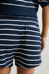 JANE SHORT - NAVY WHITE STRIPE| Rails sale
