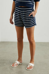 JANE SHORT - NAVY WHITE STRIPE| Rails sale