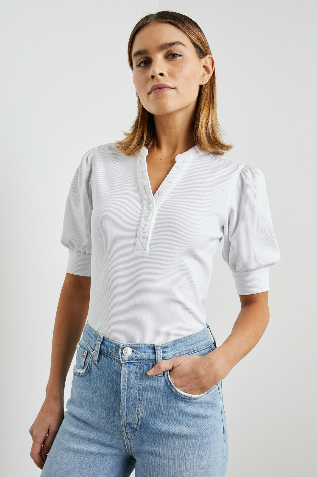 JEWEL TOP - WHITE RIB| Rails US