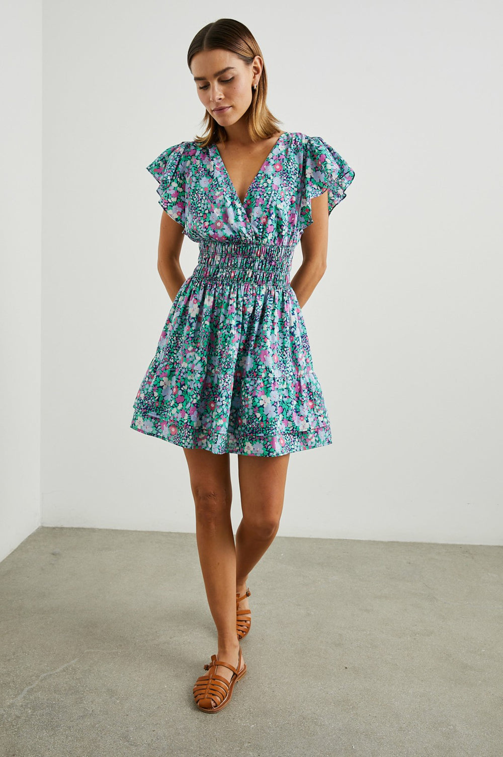 KIMORA DRESS - NAVY LEILANI FLORAL| Rails near me