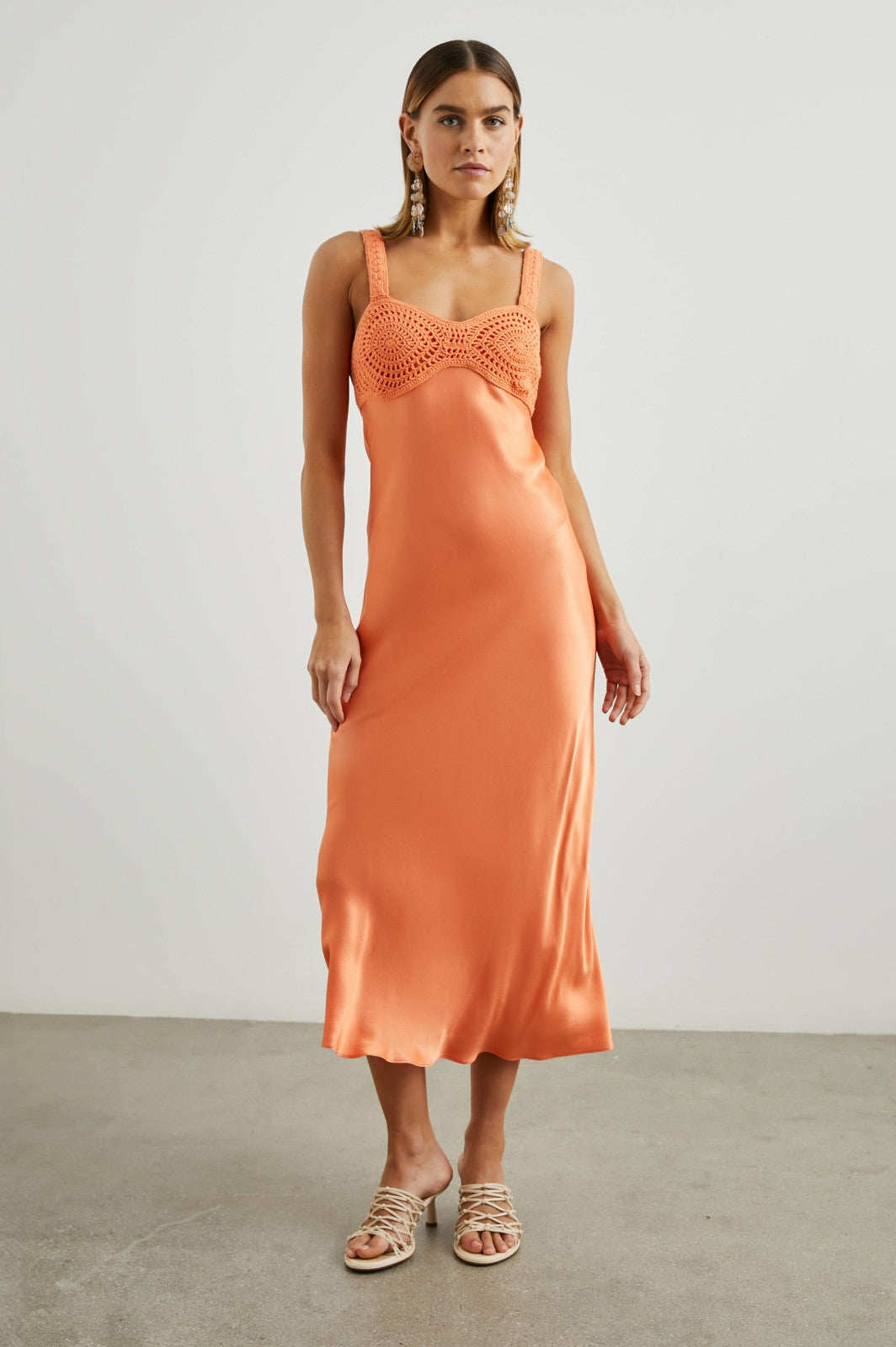 LAURA DRESS - PAPAYA| Rails outlet