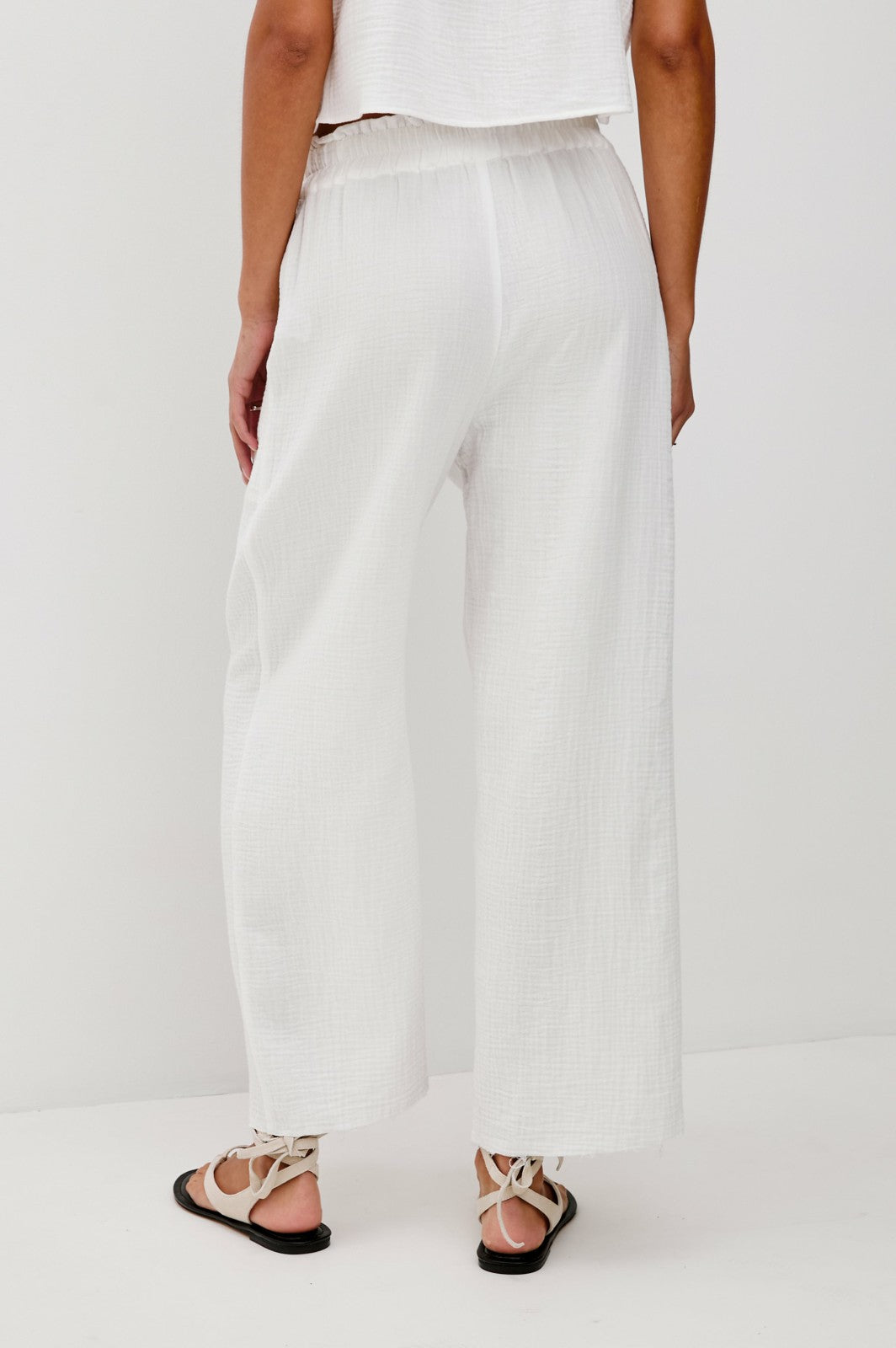 LEON CROP PANT - WHITE| Rails near me