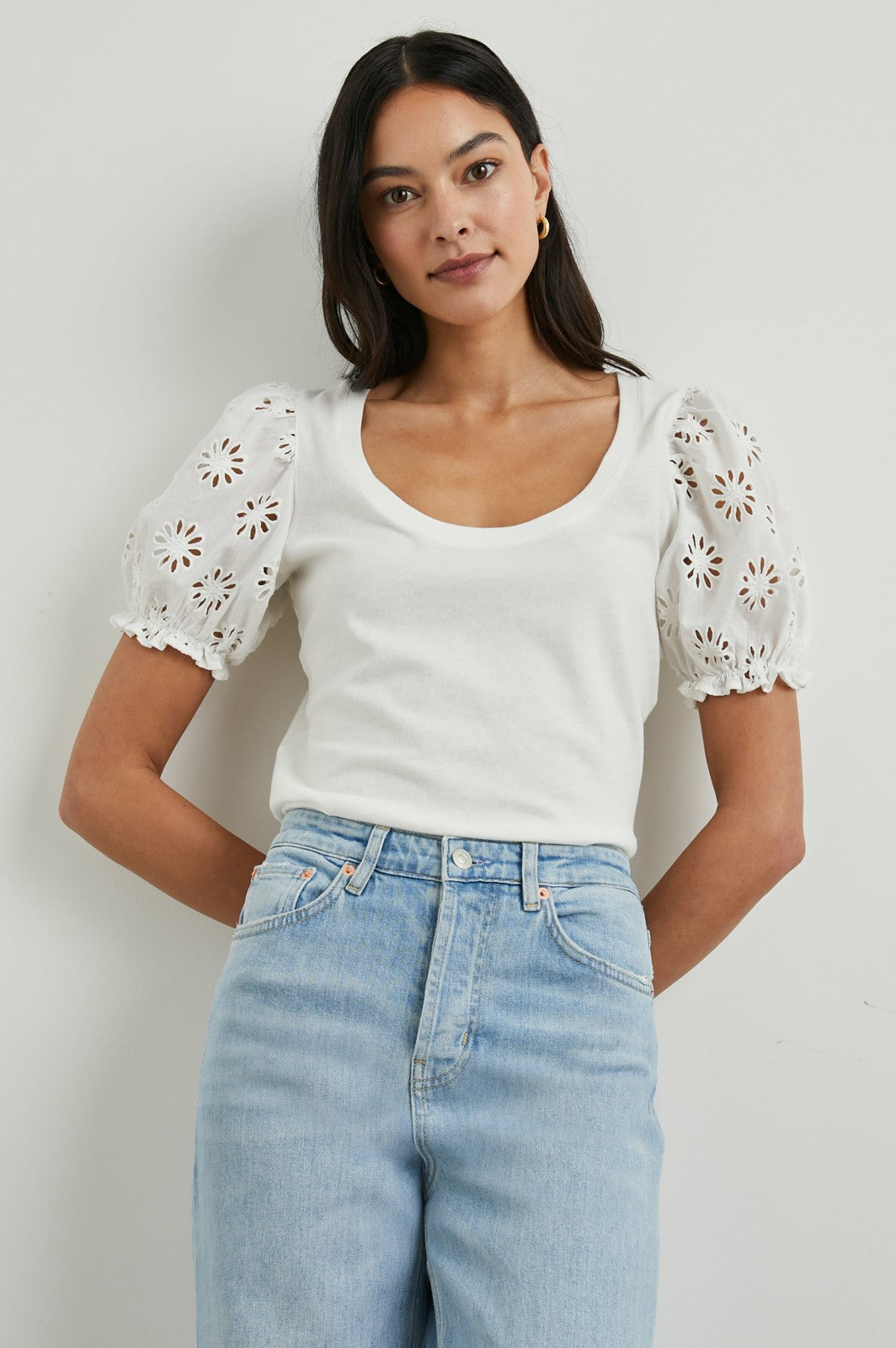LILIA TOP - WHITE| Rails discount