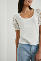 LILIA TOP - WHITE| Rails discount