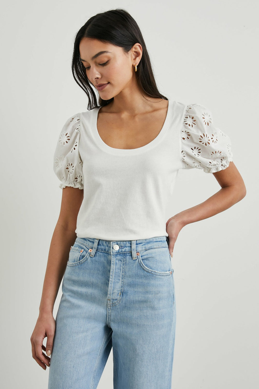 LILIA TOP - WHITE| Rails discount