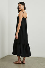 MARSEILLE DRESS - BLACK GAUZE| Rails discount