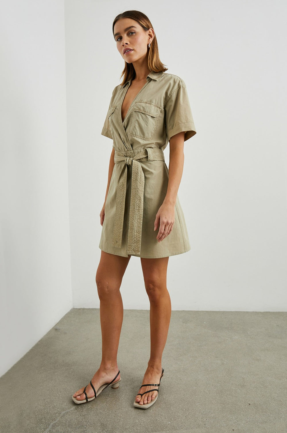 NATALIE DRESS - OLIVE| Rails US