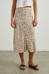 ROSETTA SKIRT - PAPAYA FLOWERS| Rails discount