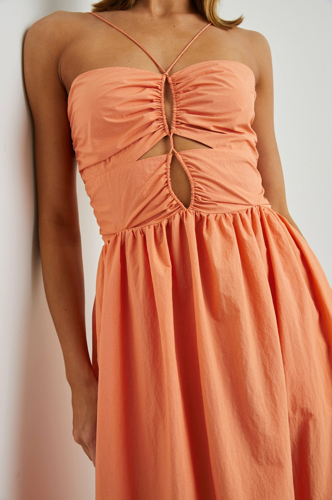SILVIA DRESS - PAPAYA| Rails for sale
