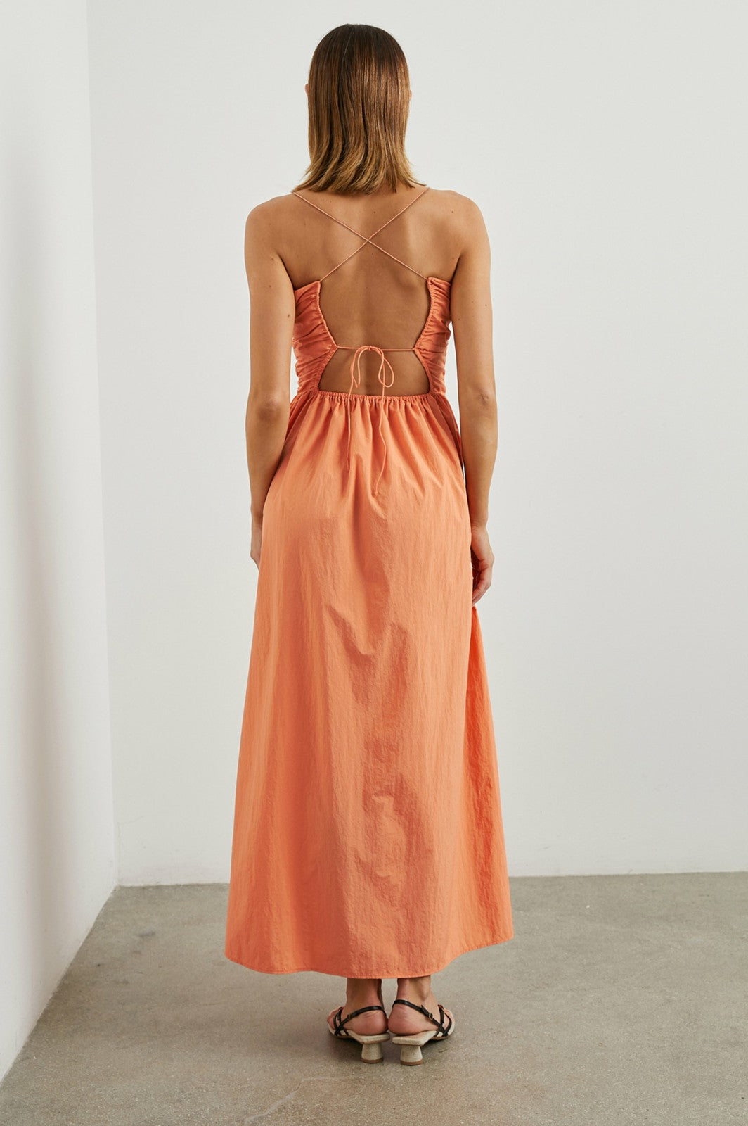 SILVIA DRESS - PAPAYA| Rails for sale