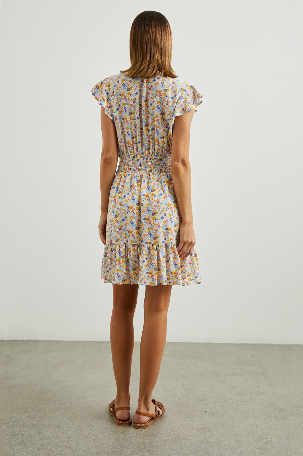 TARA DRESS - PAPAYA FLOWERS| Rails discount