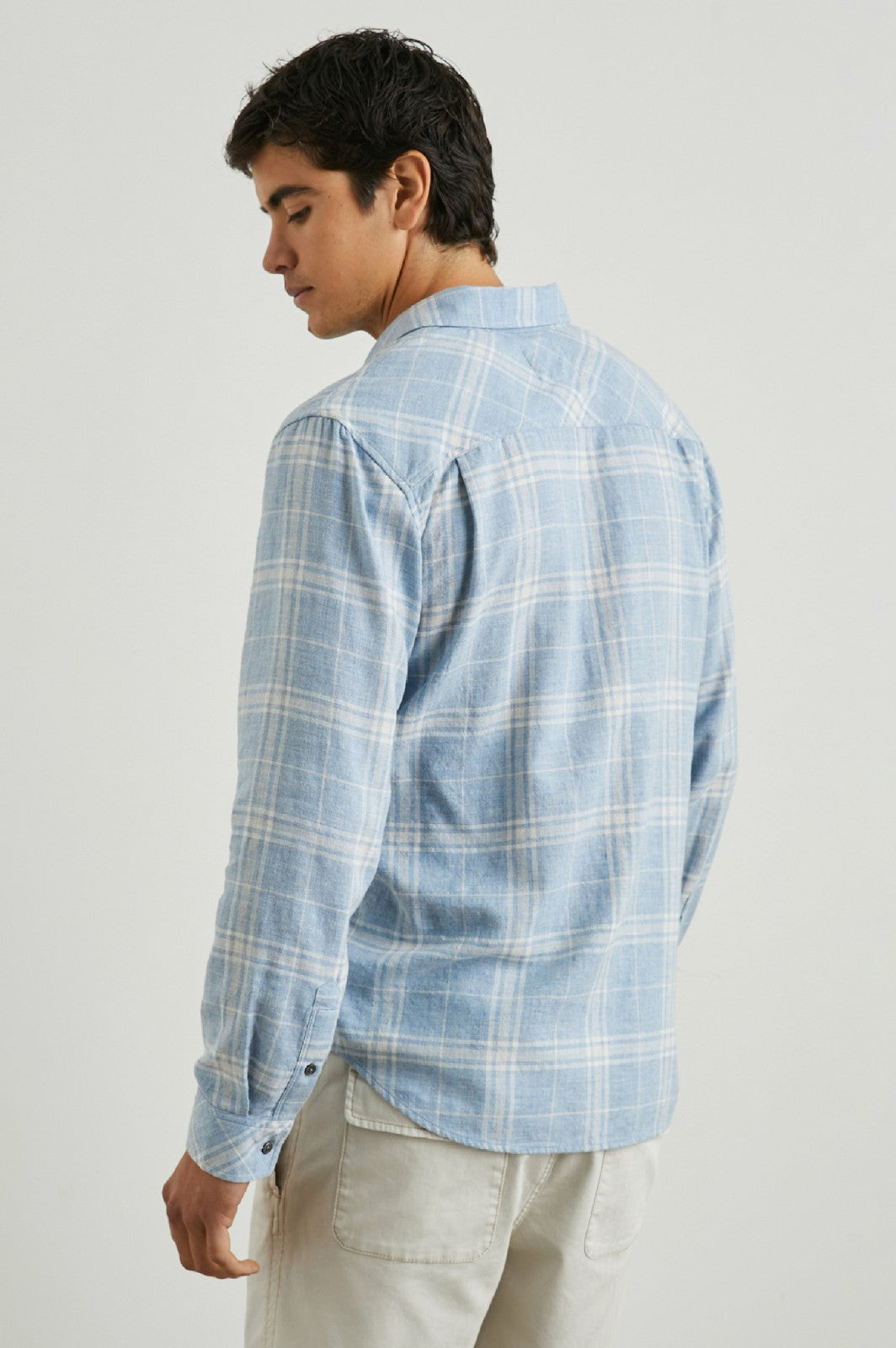 WYATT SHIRT - COBALT ALUMINUM MELANGE| Rails US
