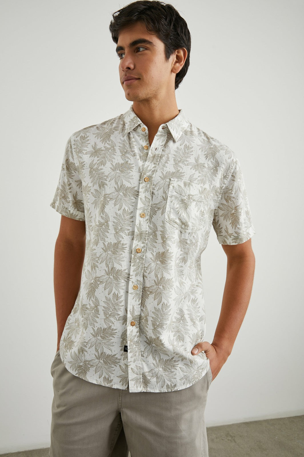 CARSON SHIRT - DOTTED FRONDS SENECA| Rails near me