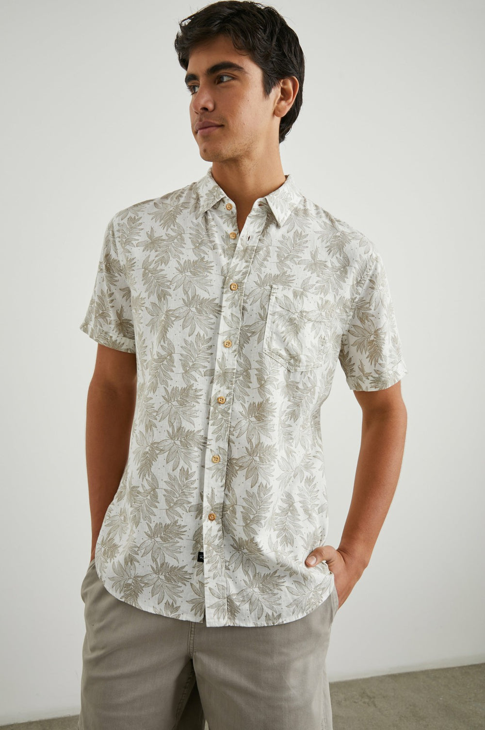 CARSON SHIRT - DOTTED FRONDS SENECA| Rails near me