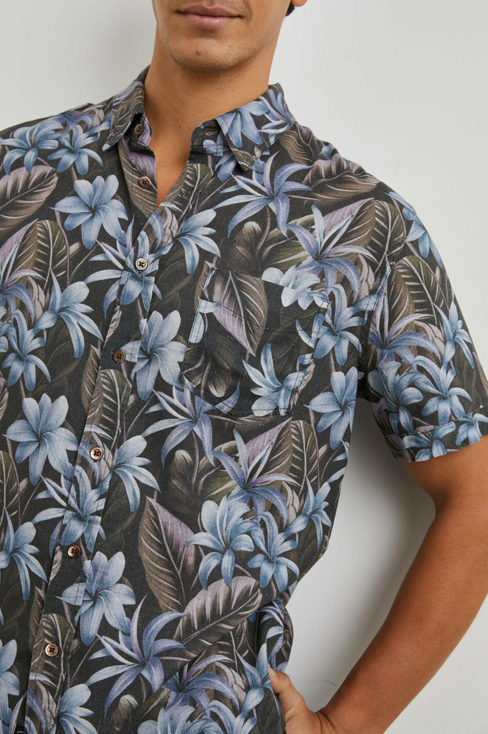 CARSON SHIRT - JUNGLE GARDEN MIDNIGHT| Rails sale